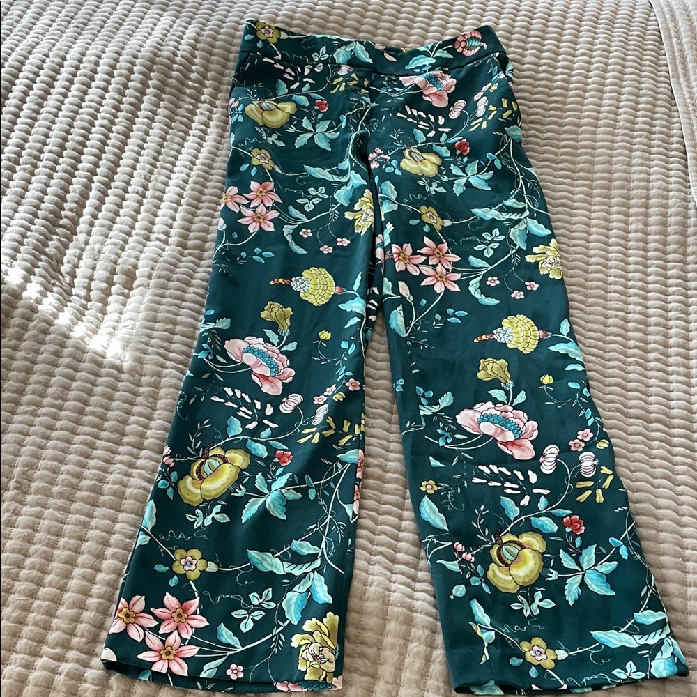 Women’s Loft Size 2 Floral Patterned Dress Pants